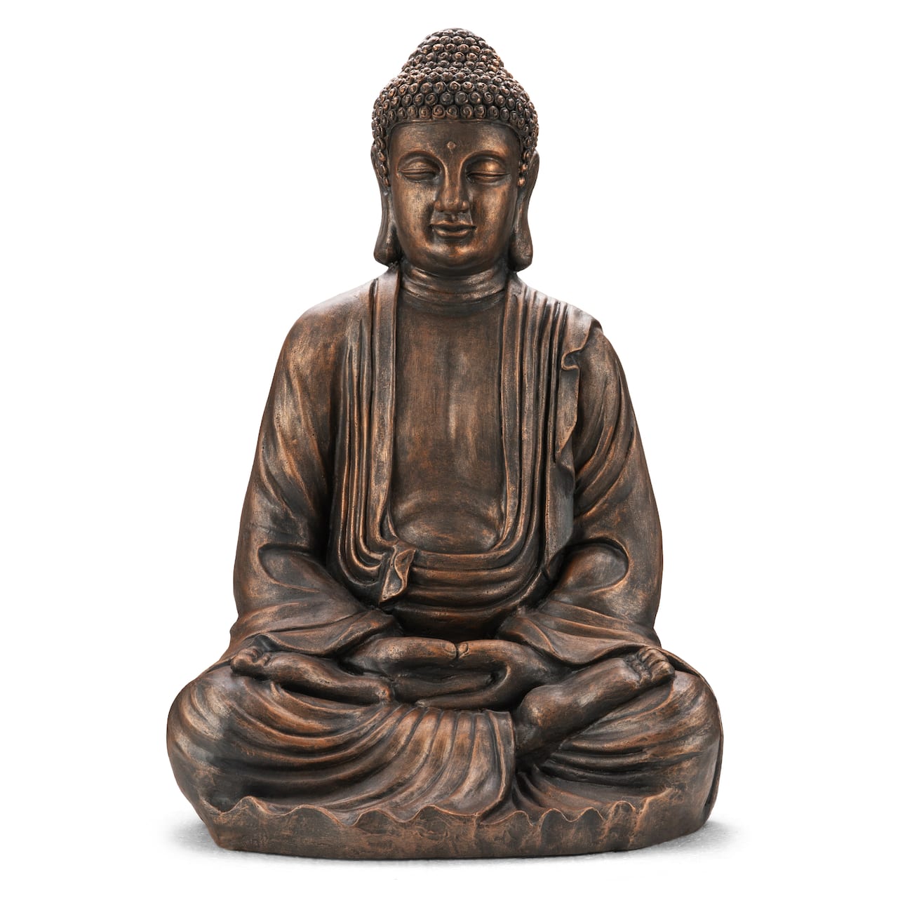 Glitzhome® 29.5" Oversized MGO Meditating Buddha Statue